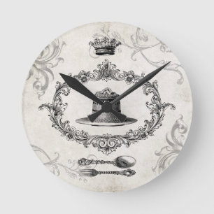 Horloge Ronde Vintage French Cake wall clock