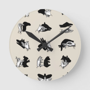 Horloge Ronde Vintage Hand
