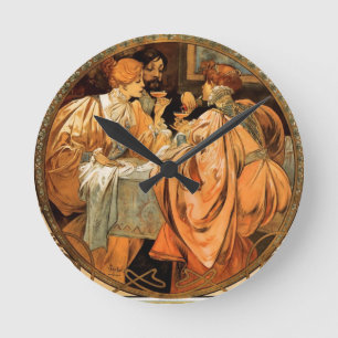 Horloge Ronde Vintage Heidsieck & Co Monopoles Reims Wine