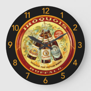 Horloge ronde vintage Iroquois - Buffalo, NY