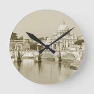 Horloge Ronde Vintage Rome