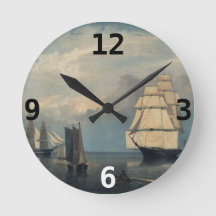 Vintage ships clock