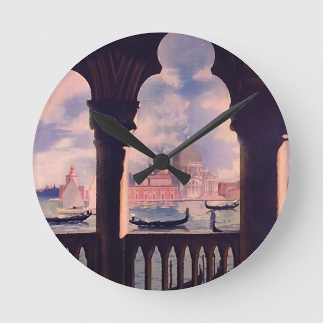 Horloge Ronde Vintage Venice (Recto)