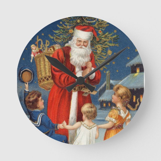 Horloge Ronde vintchristmas clock (Recto)