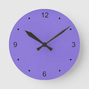 Horloge Ronde Violet clair