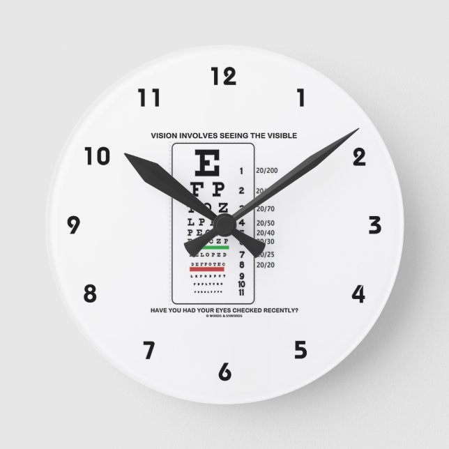 Horloge Ronde Vision Involves Seeing The Visible (chanson de Sne (Recto)