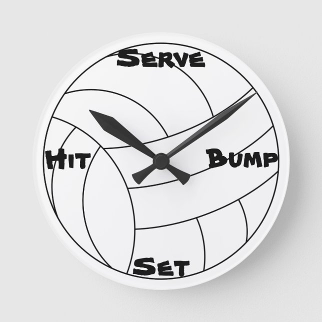 Horloge Ronde Volleyball (Recto)