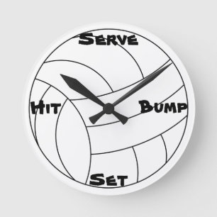 Horloge Ronde Volleyball