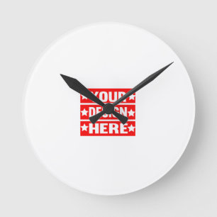 Horloge Ronde Votre conception ici personnalisée
