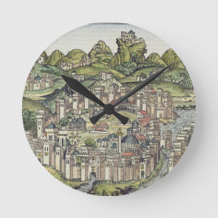 Horloge Ronde Vue de la ville murée de Constantinople, de Th