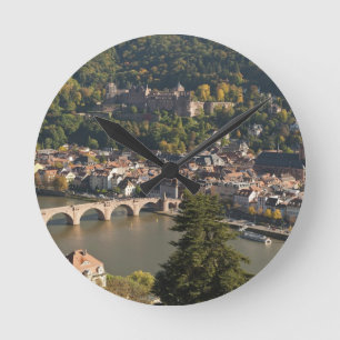 Horloge Ronde Vue sur l'Alte Brucke ou l'ancien pont