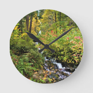 Horloge Ronde Wahkeena Falls, gorge de Columbia, Oregon