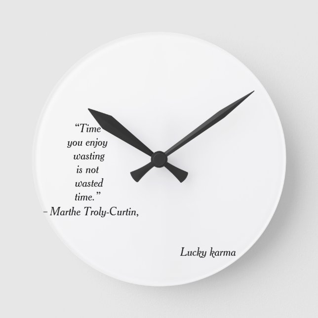 Horloge Ronde wall cloacrilic by lukkarma (Recto)