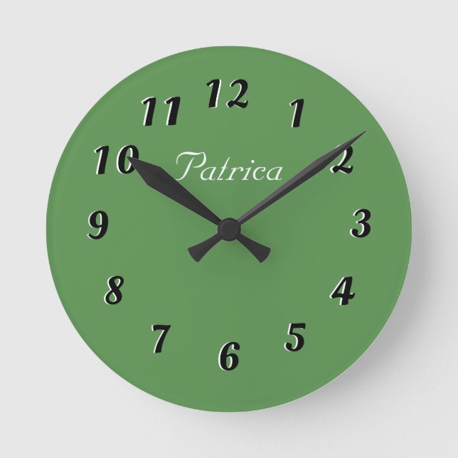 Horloge Ronde Wall Clock (Recto)