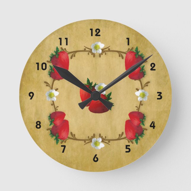 Horloge Ronde Wall Clock (Recto)