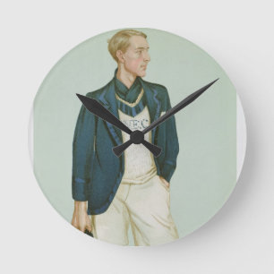 Horloge Ronde Walter Erskine-Crum, illustration des 'hommes de