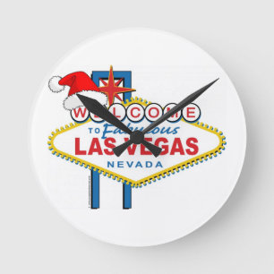 Horloge Ronde Welcome to Fabulous Las Vegas Christmas