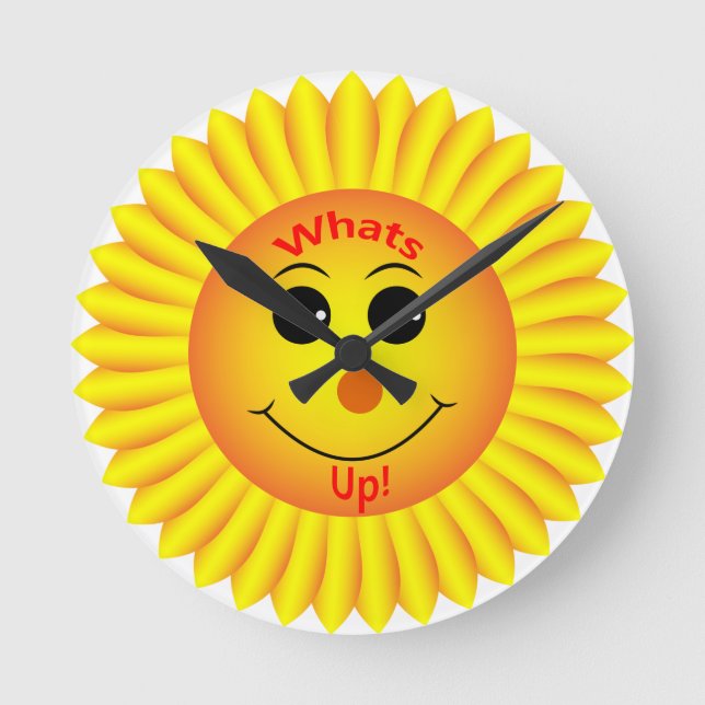 Horloge Ronde Whats Up ! (Recto)