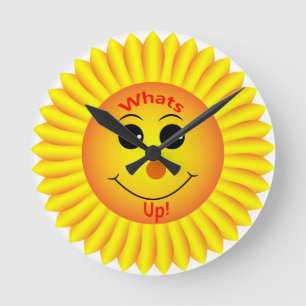 Horloge Ronde Whats Up !