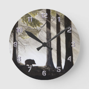 Horloge Ronde Wild Boar