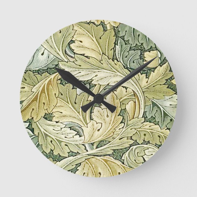 Horloge Ronde William Morris, Art nouveau, original, Agathus, pe (Recto)