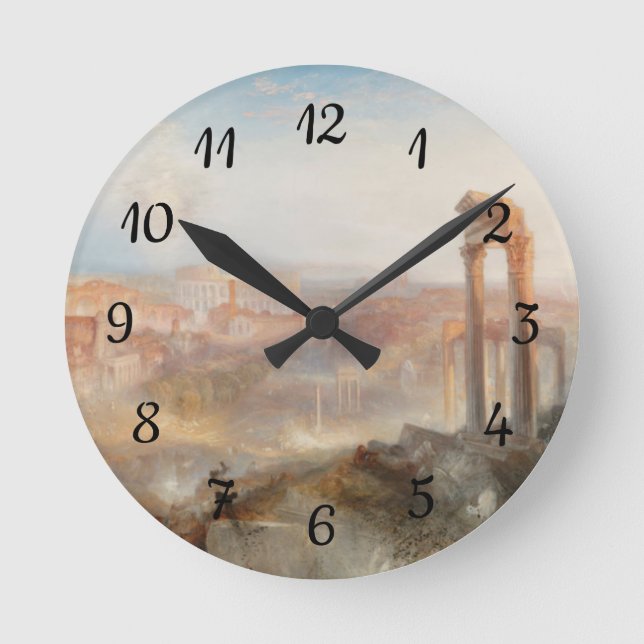 Horloge Ronde William Turner British - Moderne Rome-Campo Vaccin (Recto)