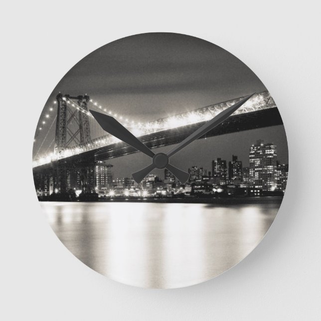 Horloge Ronde Williamsburg bridge à New York (Recto)