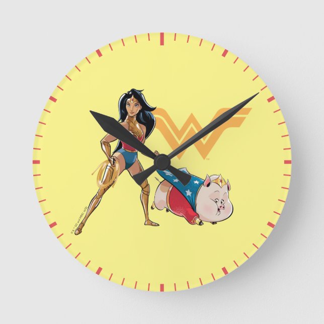 Horloge Ronde Wonder Woman & PB (Recto)
