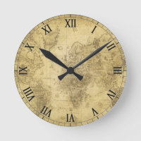 World map clock