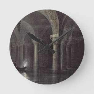 Horloge Ronde Yere Batan Serai (les réservoirs) Istanbul, grav