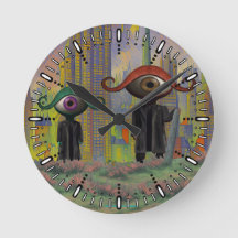 Yeux quittant la ville à pied