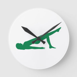 Horloge Ronde Yoga Pilates