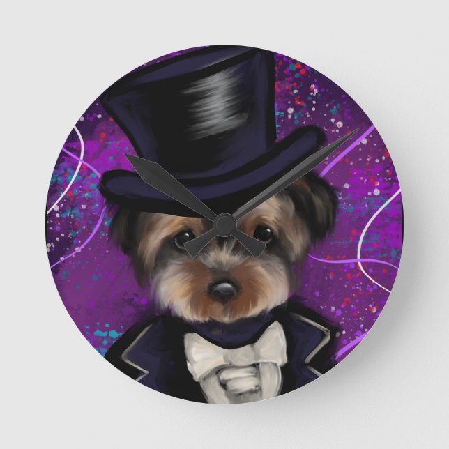 HORLOGE RONDE YORKIE (Recto)