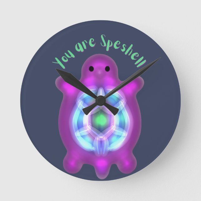 Horloge Ronde You Are Speshell Turtle Personalized Gift (Recto)