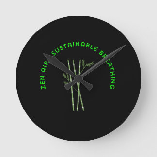 Horloge Ronde Zen Air : Respiration Durable