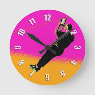 Horloge Ronde Zipliner ! - Ziplining Pro