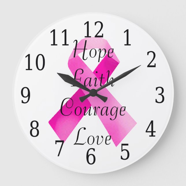 Horloge rose de foi de ruban (Recto)