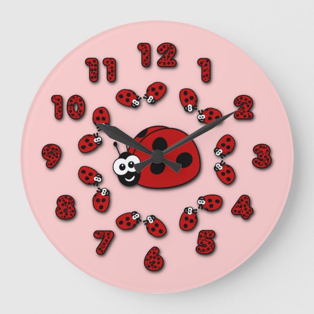 Horloge rose de Ladybug (Recto)