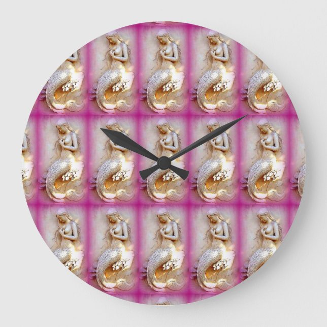 horloge rose mermaid (Recto)