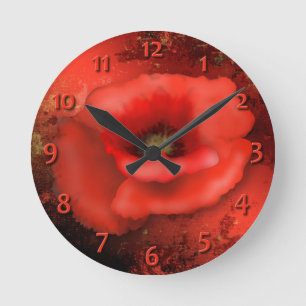 Horloge rouge