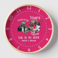 Ruby Red 40th Mariage Anniversary 11 Photo Collage