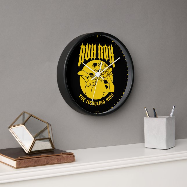 Horloge Ruh Roh Scooby-Doo L'Icône Des Enfants En Médaille (Bureau)