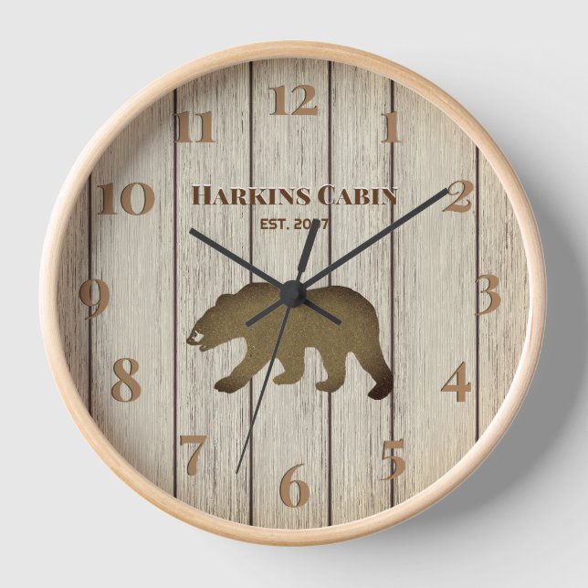 Horloge Russe Bear Lodge 3 (Recto)