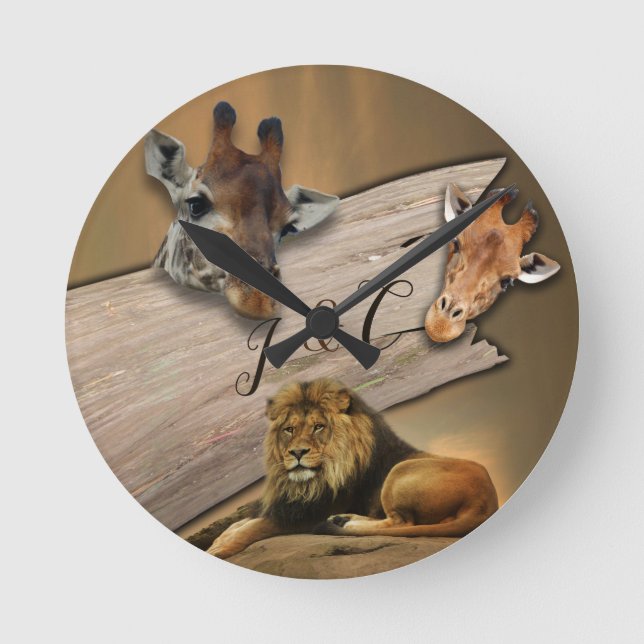 Horloge Safari Wildlife (Recto)