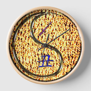 Horloge Sagittaire & Bœuf de Feu