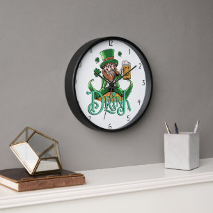 Horloge Saint-Patrick chanceux 