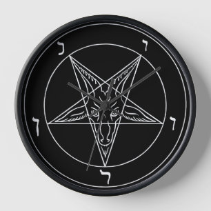 Horloge Sceau de Baphomet