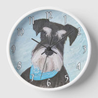 Schnauzer (Miniature) Peinture - Chien original mi