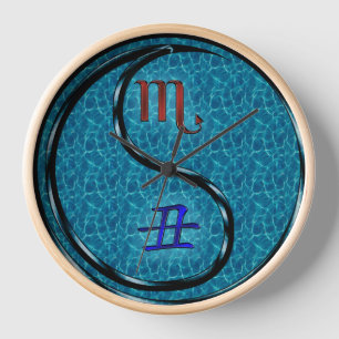 Horloge Scorpion & Bœuf d'eau