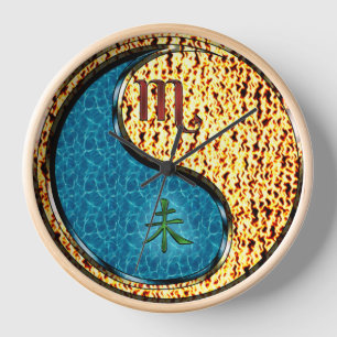 Horloge Scorpion & Chèvre de Feu